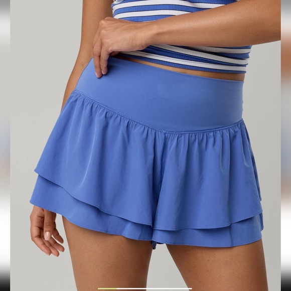 XXSXSS: Aerie Flirty Ruffle Tiered Stretch Shorts